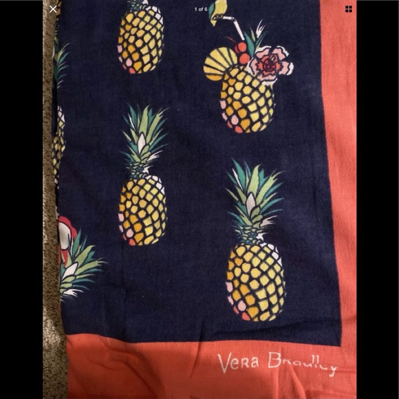 Vera Bradley Other Nwt Vera Bradley Pineapple Beach Blanket 64x64
